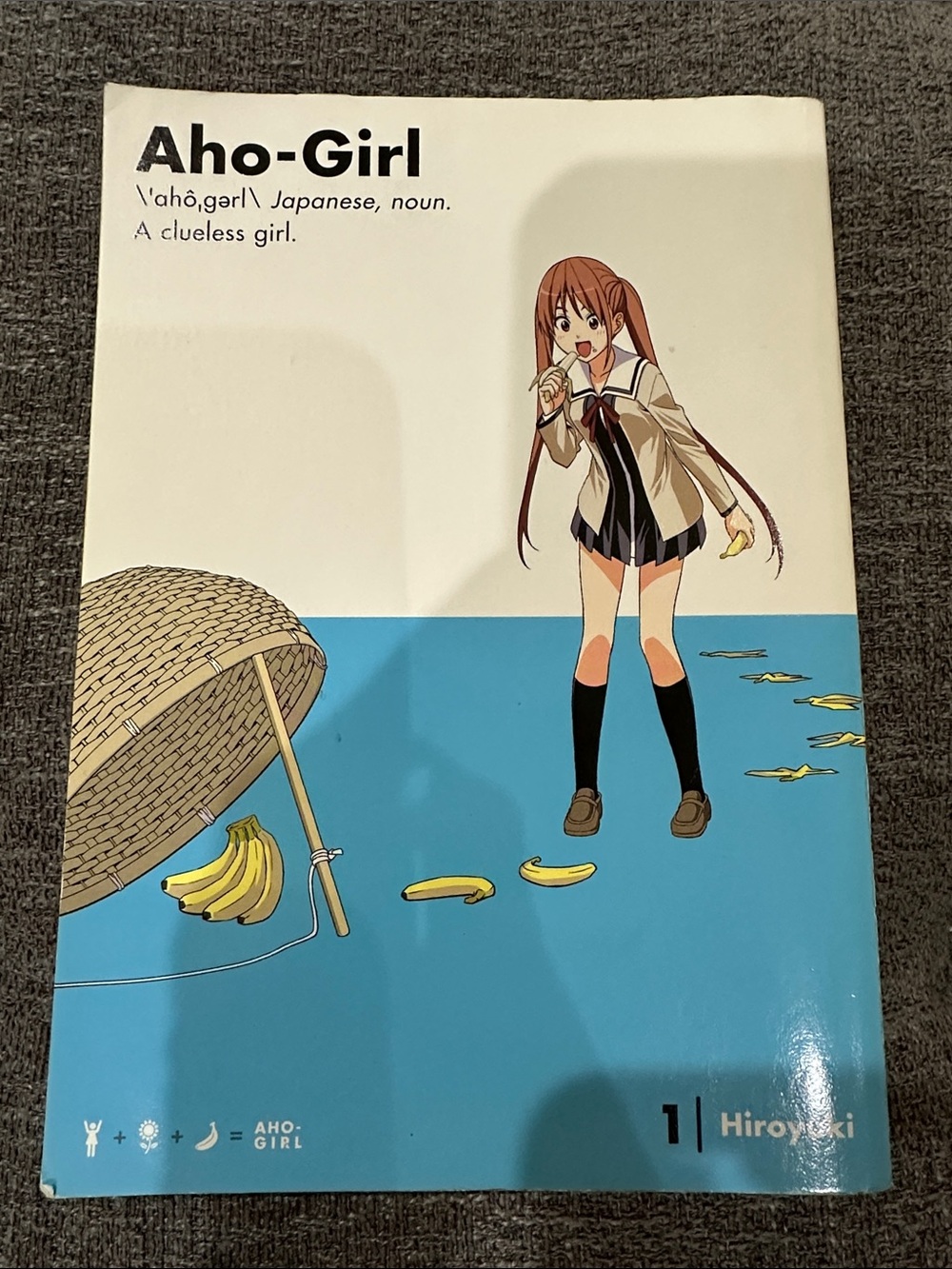 Aho-Girl Vol. 1 Manga - Blue & White Cover
